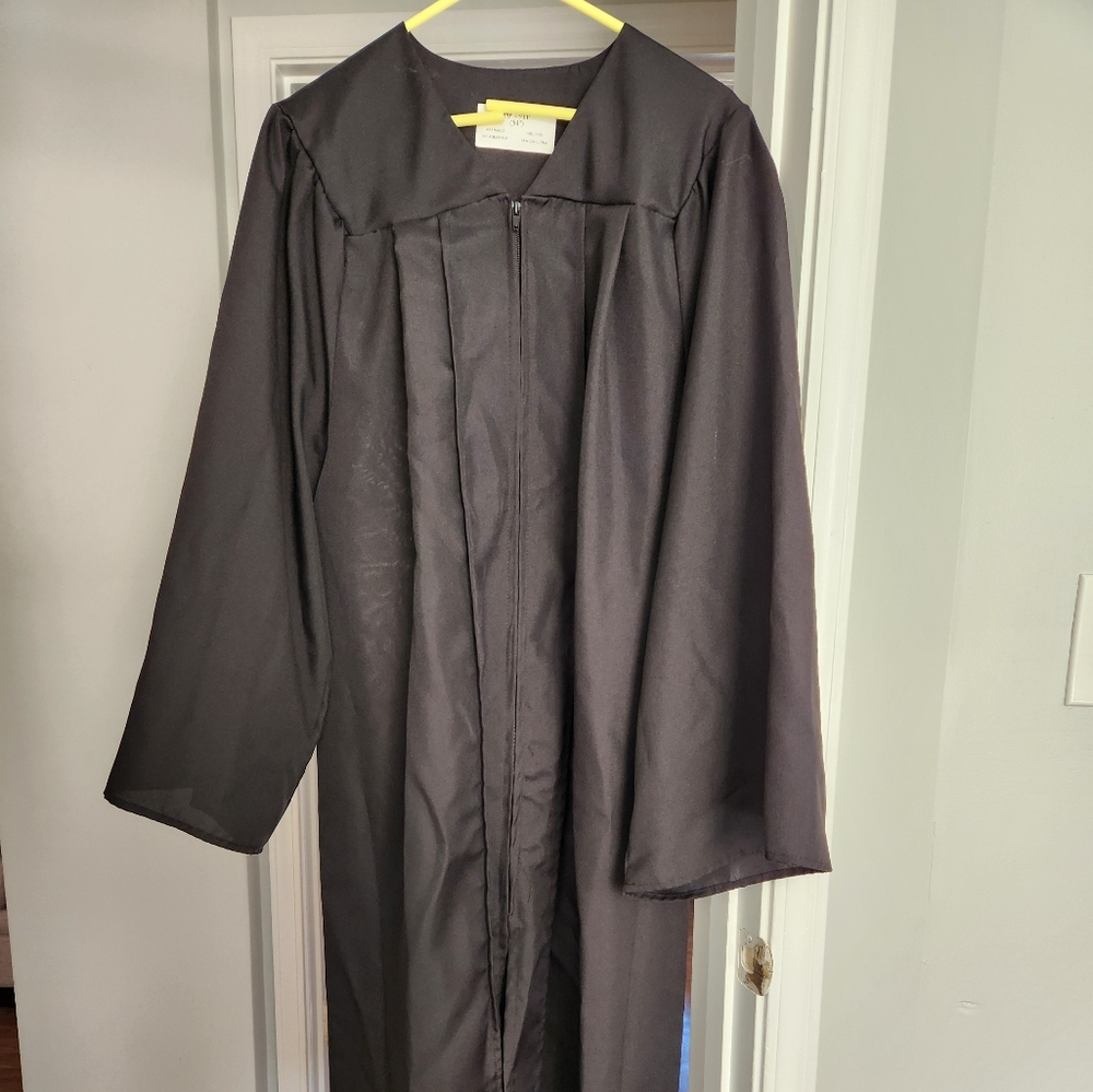 Black graduation gown